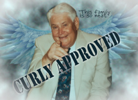 My dad Curly is the official angel presiding over all my Dunne family research.