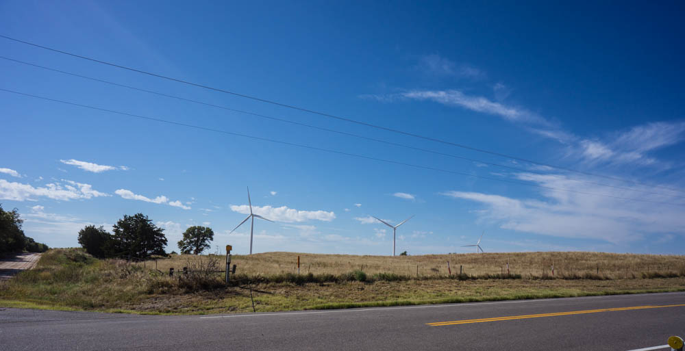 Oklahoma wind turbines