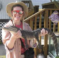 susan & alligator