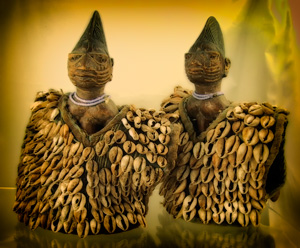 Yoruba Ibeji twin dolls