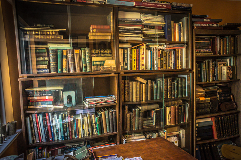 Jim's study bookcases