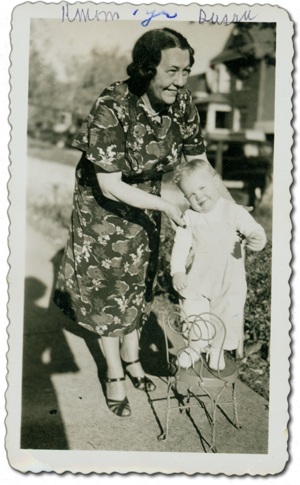 Kitty Mom and Susan, 1949