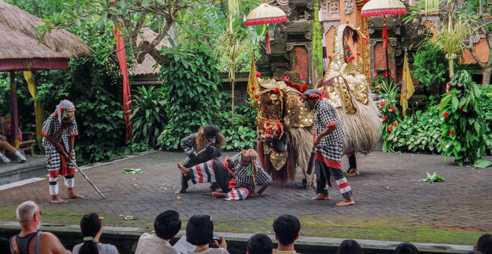 Barong dance performance, Bali, 1997