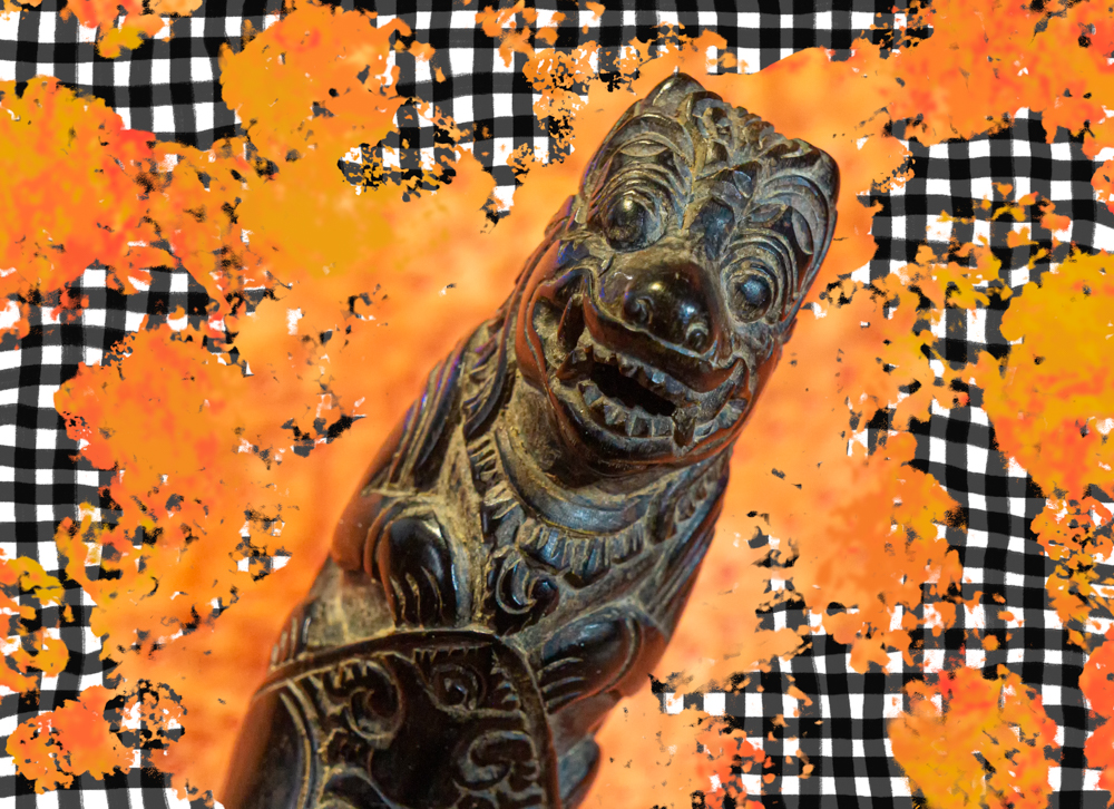 Barong keris handle