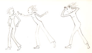 cartoon sketch female