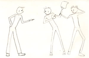 cartoon sketch male